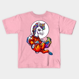 Unicorn in space Kids T-Shirt